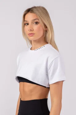 Tops<Youngla W407 Super Cropped Tee Brown|Birch|Forest Green|Black
