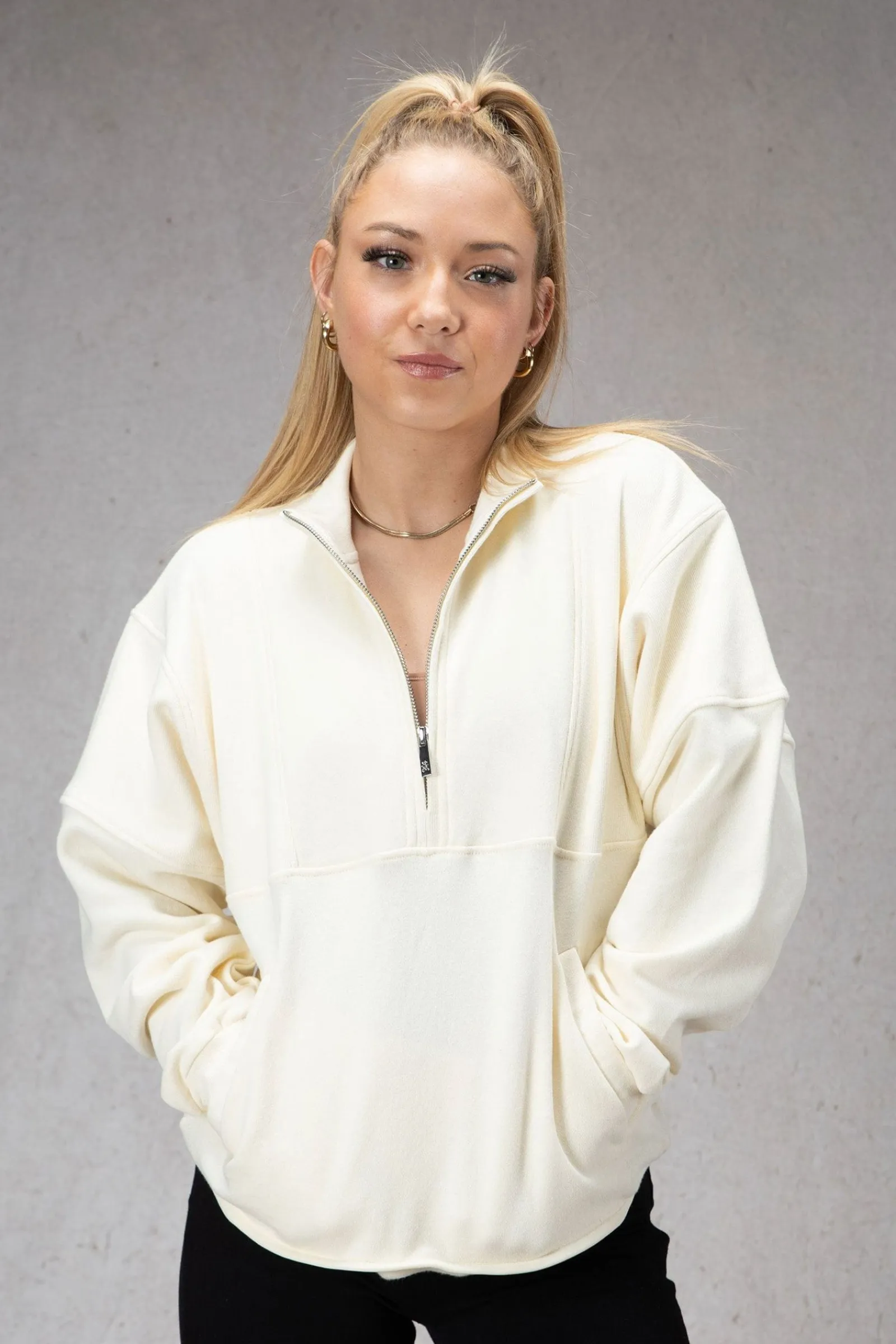 Outerwear<Youngla W504 Throwback Pullover Slate|Off-White|Black|Brown