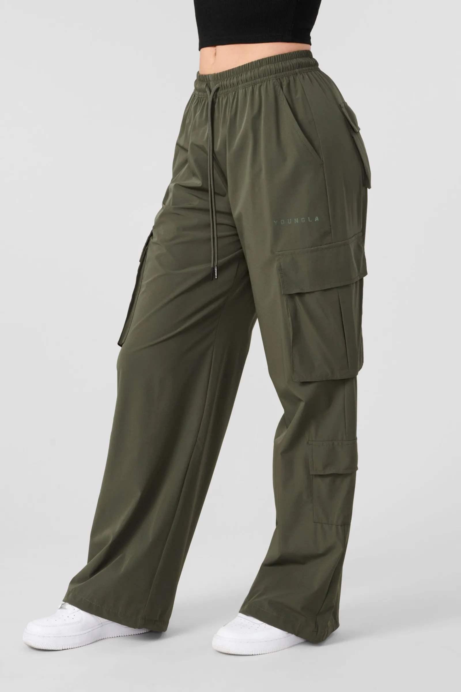 Joggers & Pants<Youngla W219 Travel Cargo Joggers Black|Brown|Grey|Olive