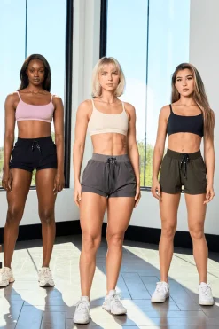 Shorts<Youngla W104 Velocity Running Shorts Black|Dark Grey|Forest Green|Midnight Blue
