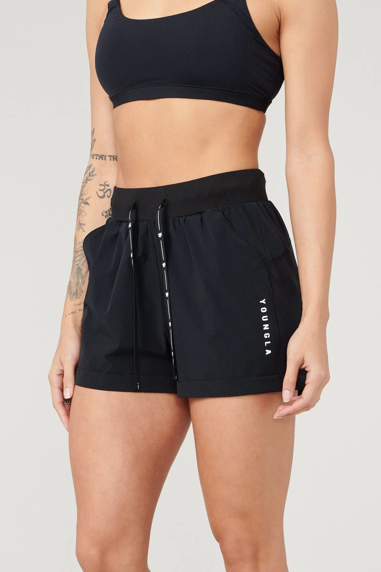 Shorts<Youngla W104 Velocity Running Shorts Black|Dark Grey|Forest Green|Midnight Blue