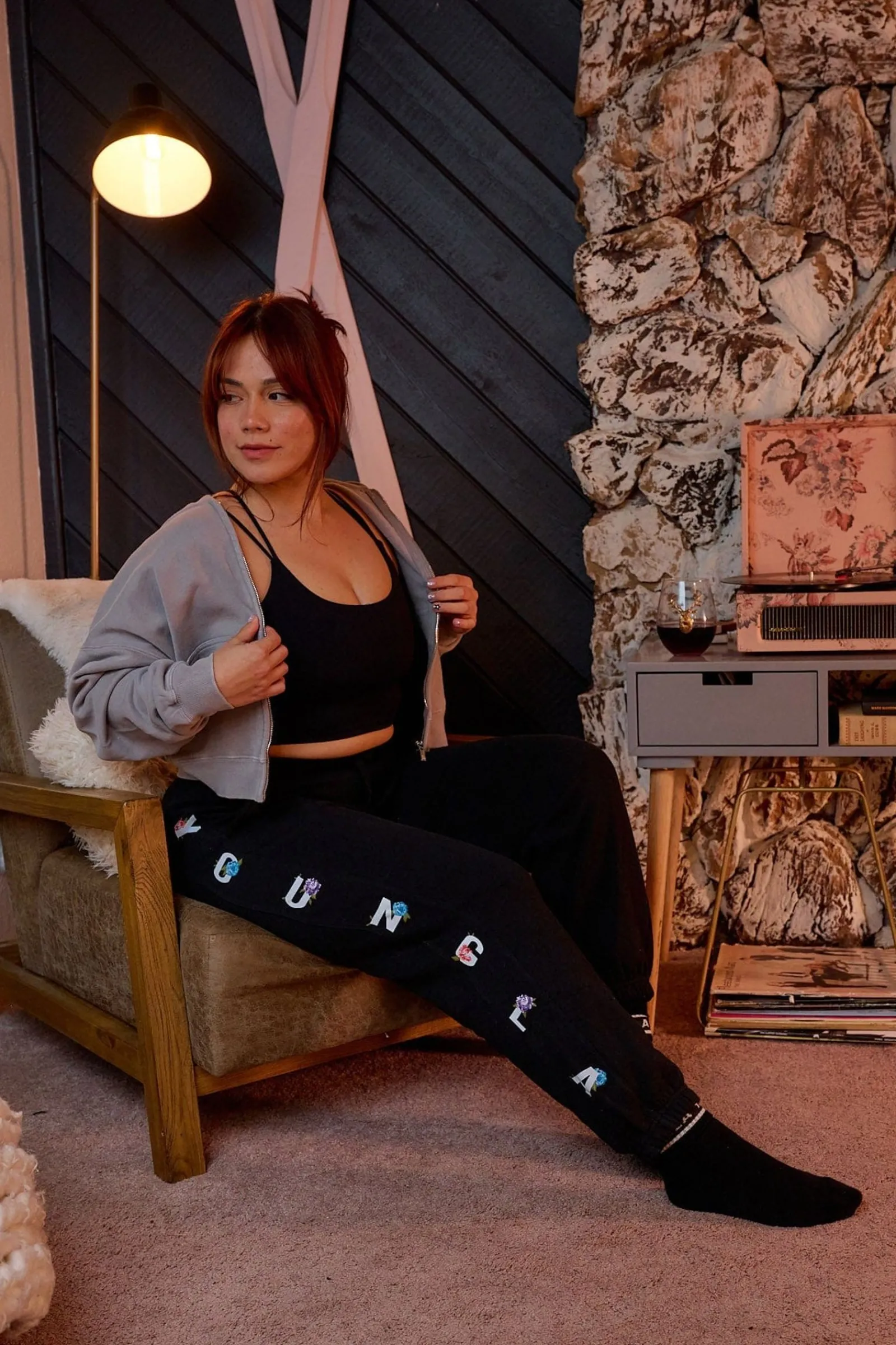 Joggers & Pants<Youngla W203 Winter Bloom Joggers Black|Heather Grey|Light Brown|Slate