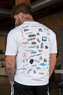 Shirts<Youngla 482-Wall Of Fame Tees Black|White