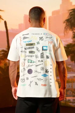 Shirts<Youngla 482-Wall Of Fame Tees Black|White
