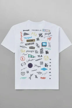 Shirts<Youngla 482-Wall Of Fame Tees Black|White