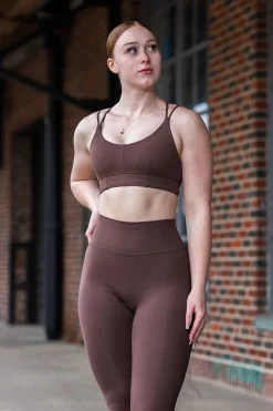 Bras<Youngla W319-Asana Sports Bra Black|Matcha|Milk Chocolate