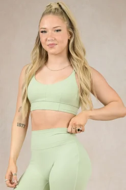 Bras<Youngla W319-Asana Sports Bra Black|Matcha|Milk Chocolate