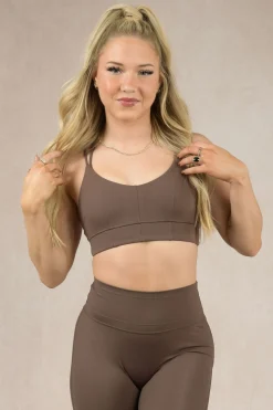 Bras<Youngla W319-Asana Sports Bra Black|Matcha|Milk Chocolate
