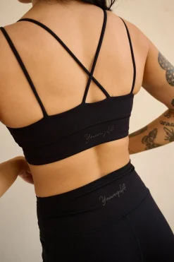 Bras<Youngla W319-Asana Sports Bra Black|Matcha|Milk Chocolate