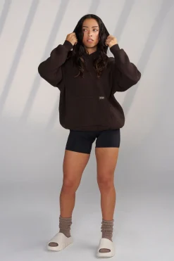 Outerwear<Youngla W514-Bella Sweater Hoodie Black|Brown|Oatmeal|Pistachio Green