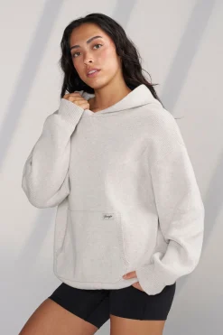 Outerwear<Youngla W514-Bella Sweater Hoodie Black|Brown|Oatmeal|Pistachio Green