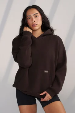 Outerwear<Youngla W514-Bella Sweater Hoodie Black|Brown|Oatmeal|Pistachio Green