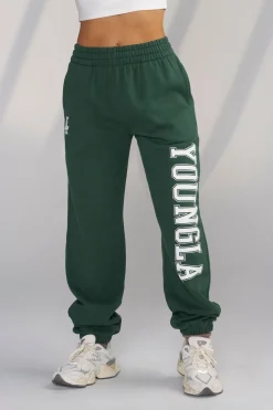 Joggers & Pants<Youngla W223-Campus Joggers Black|Green|Royal Blue|White