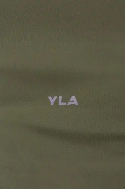 Tops<Youngla W439-Compression Cap Sleeve Tee Black|Charcoal|Eggplant|Off-White