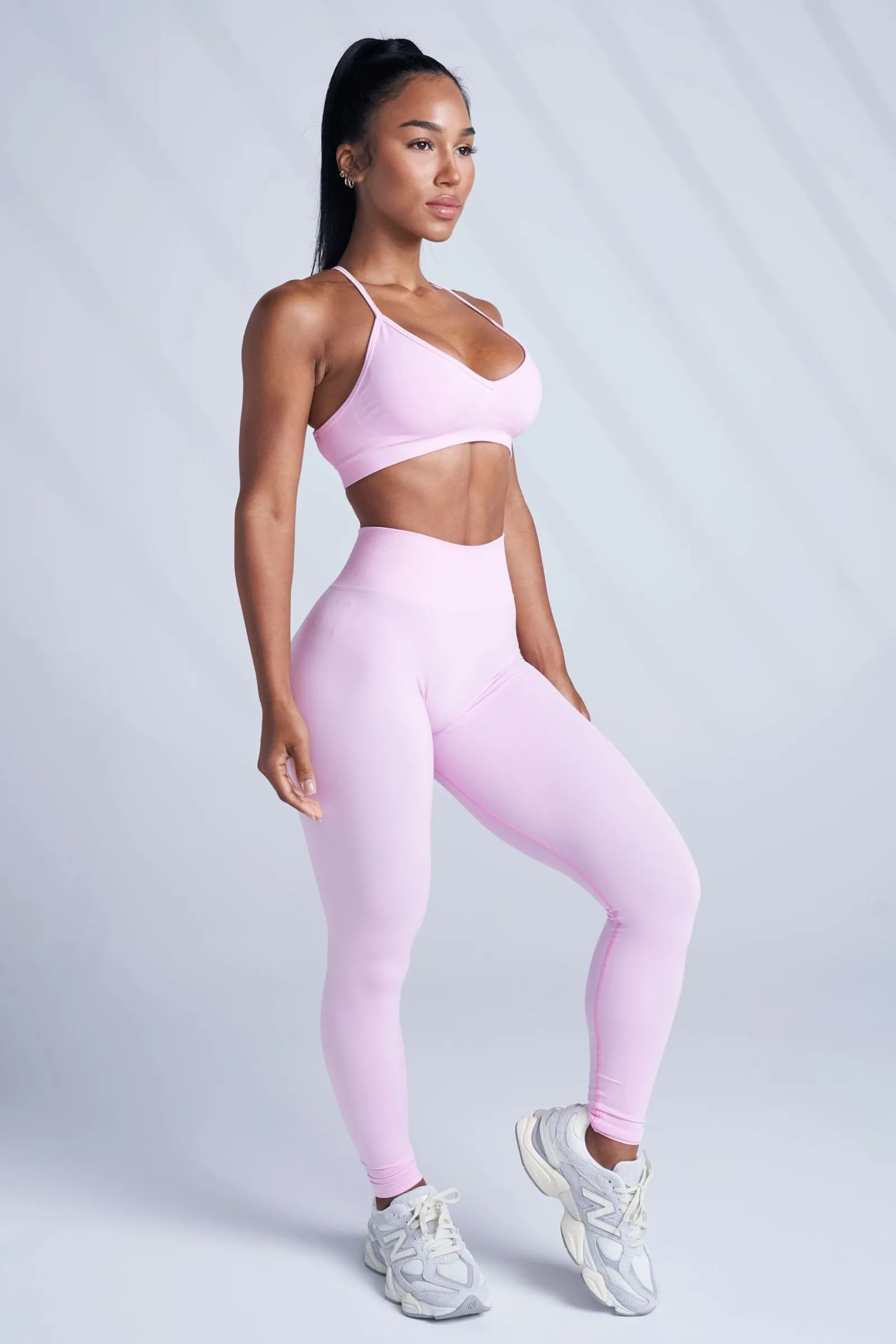 Leggings<Youngla W220-Core Seamless Leggings Bonnie Blue|Stone Grey|Raspberry Wine|Black