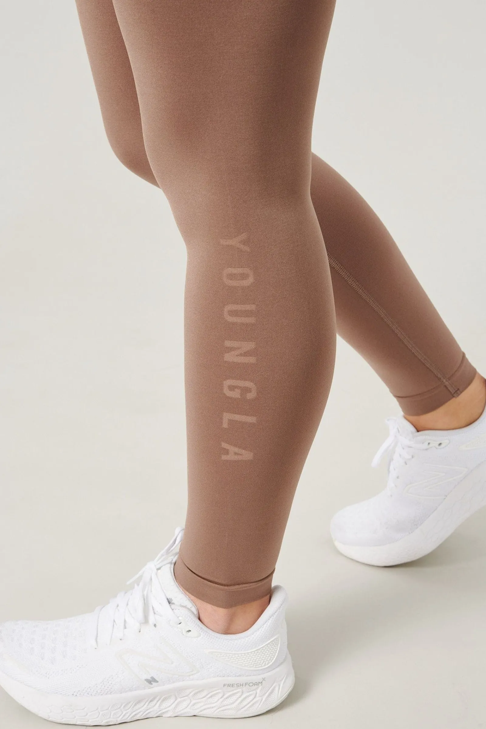 Leggings<Youngla W220-Core Seamless Leggings Bonnie Blue|Stone Grey|Raspberry Wine|Black