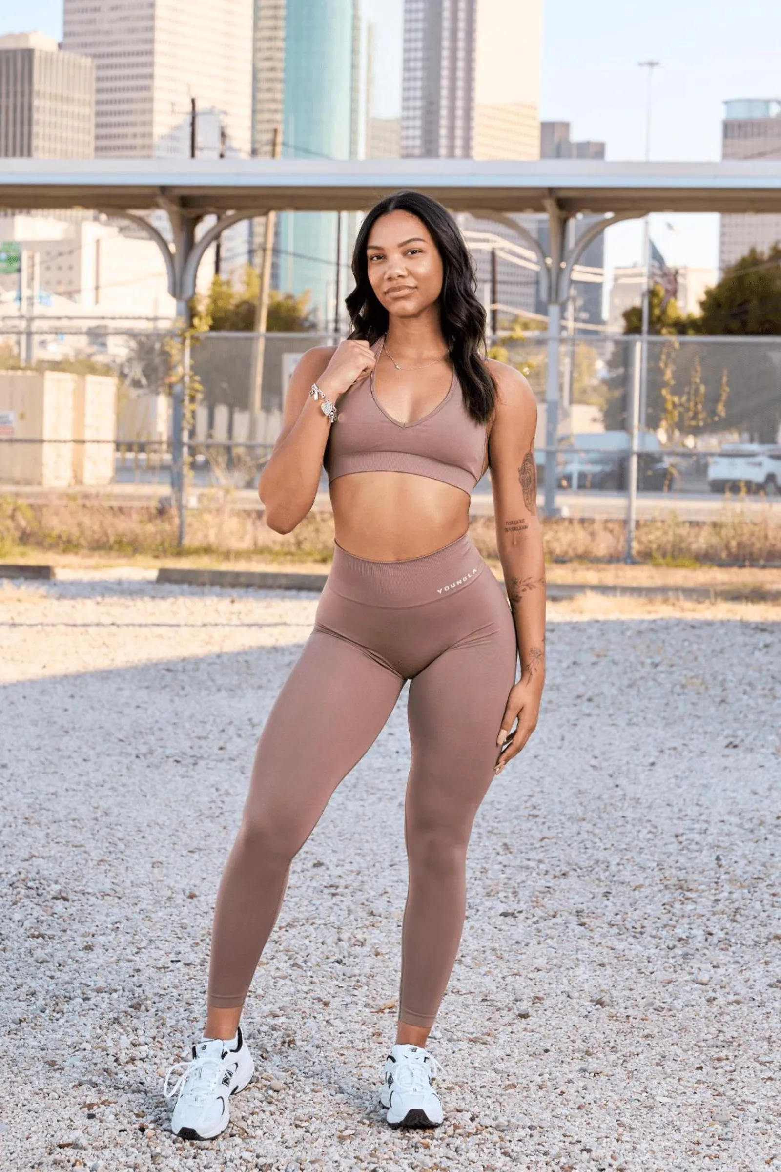 Leggings<Youngla W220-Core Seamless Leggings Bonnie Blue|Stone Grey|Raspberry Wine|Black