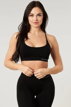Bras<Youngla W329-Core Seamless Scoop Neck Bra Burgundy Silk|Polished Black|Tan Suede|Velvet Teal