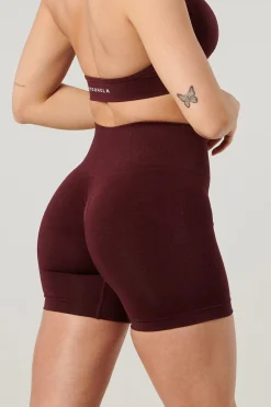 Shorts<Youngla W120-Core Seamless Shorts Raspberry Wine|Stone Grey|Bonnie Blue|Black