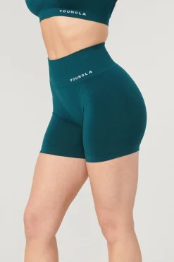 Shorts<Youngla W120-Core Seamless Shorts Raspberry Wine|Stone Grey|Bonnie Blue|Black