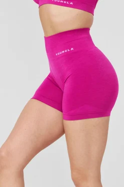 Shorts<Youngla W120-Core Seamless Shorts Raspberry Wine|Stone Grey|Bonnie Blue|Black