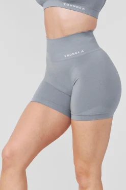Shorts<Youngla W120-Core Seamless Shorts Raspberry Wine|Stone Grey|Bonnie Blue|Black