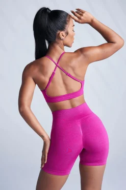 Bras<Youngla W327-Core Seamless Sports Bra Bonnie Blue|Black|Raspberry Wine|Stone Grey