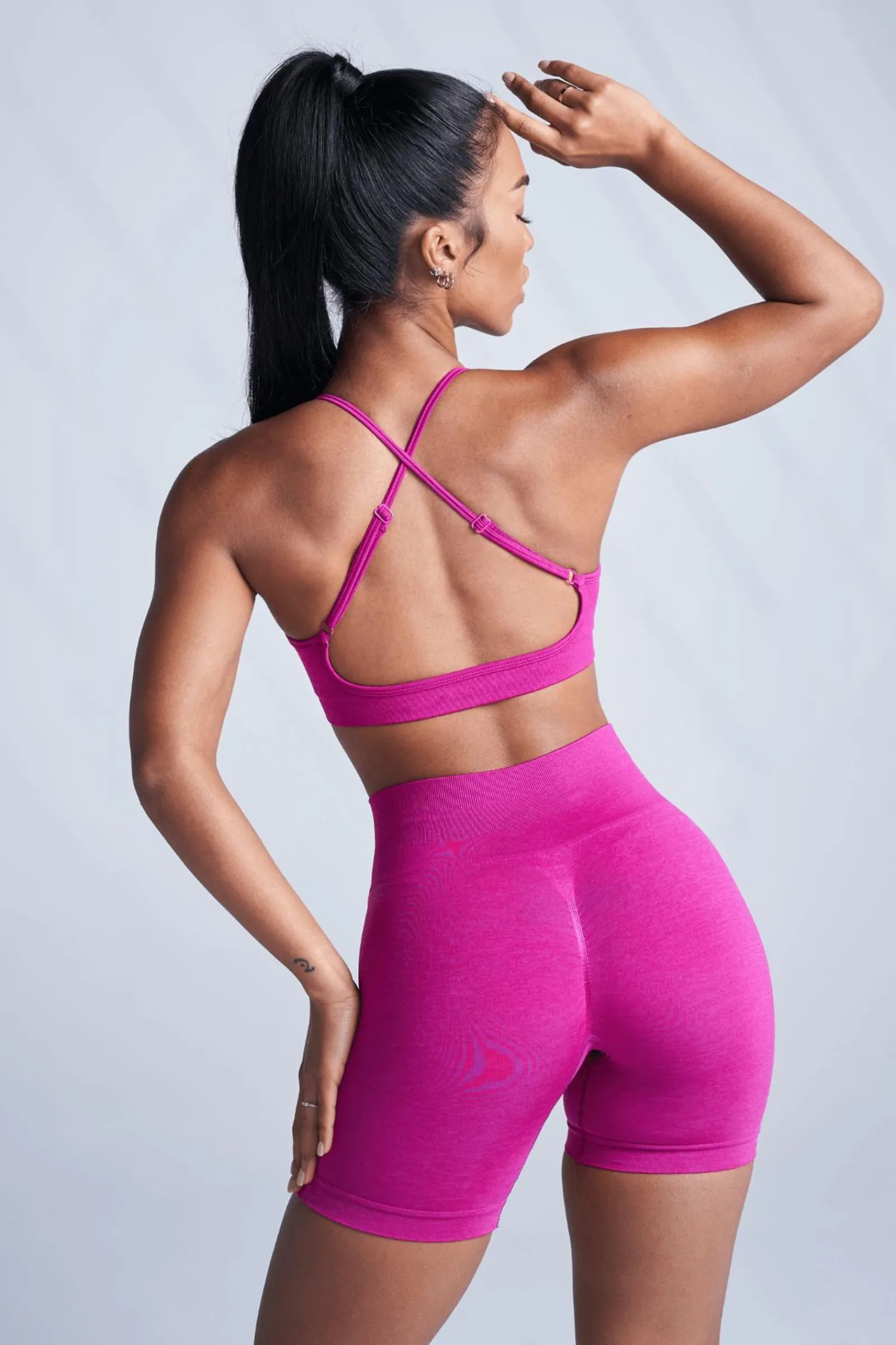 Bras<Youngla W327-Core Seamless Sports Bra Bonnie Blue|Black|Raspberry Wine|Stone Grey