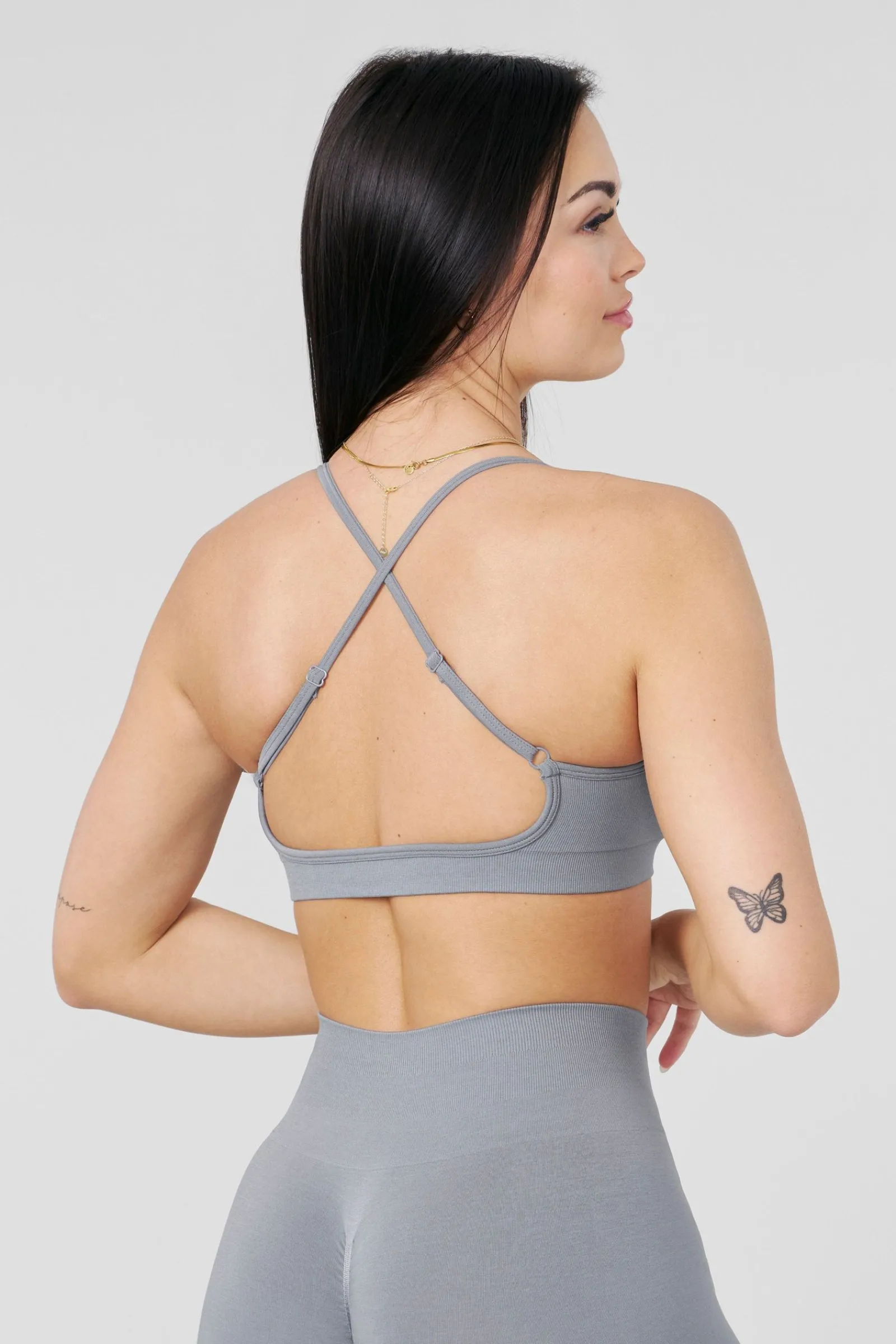 Bras<Youngla W327-Core Seamless Sports Bra Bonnie Blue|Black|Raspberry Wine|Stone Grey