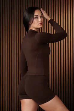Outerwear<Youngla W517-Curve Bodycon Jacket Bossy|Moody|Peachy|Salty