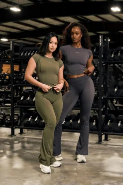 Leggings<Youngla W227-Curve Flare Leggings Bossy|Flirty|Moody|Spicy