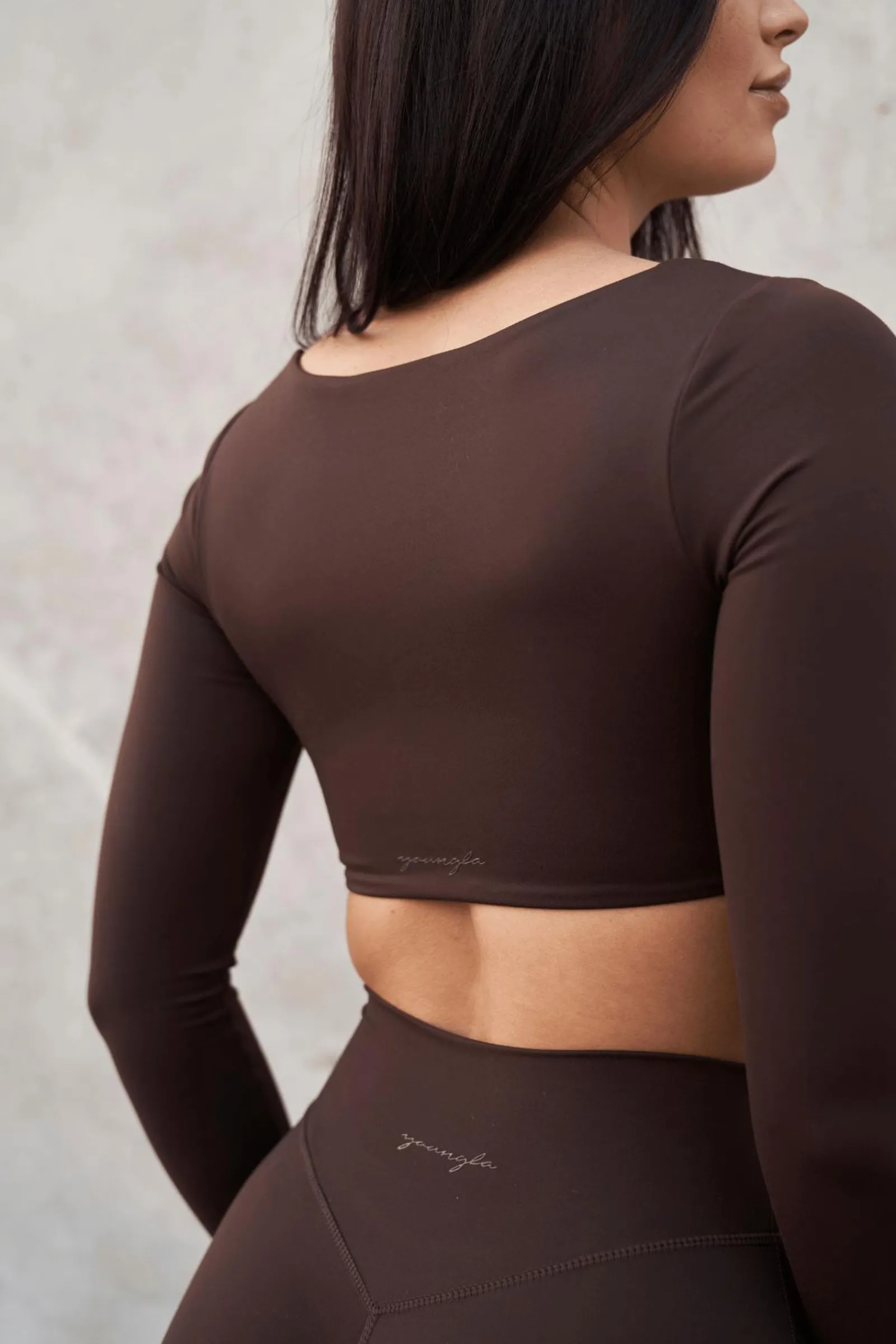 Bras<Youngla W336-Curve Long Sleeve Sports Bra Bossy|Flirty|Salty|Moody