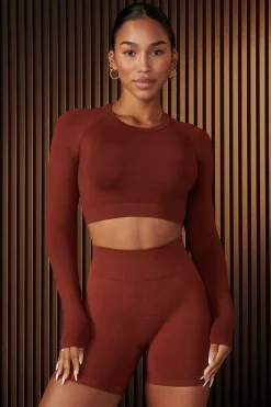 Tops<Youngla W430-Curve Seamless Long Sleeve Spicy|Bossy|Flirty|Moody
