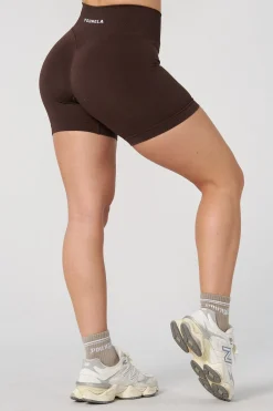 Shorts<Youngla W133-Curve Seamless Shorts Black|Bossy|Charcoal|Cider