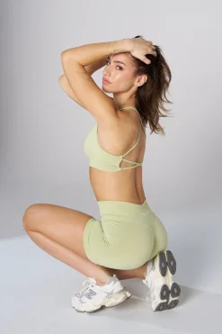 Shorts<Youngla W133-Curve Seamless Shorts Black|Bossy|Charcoal|Cider