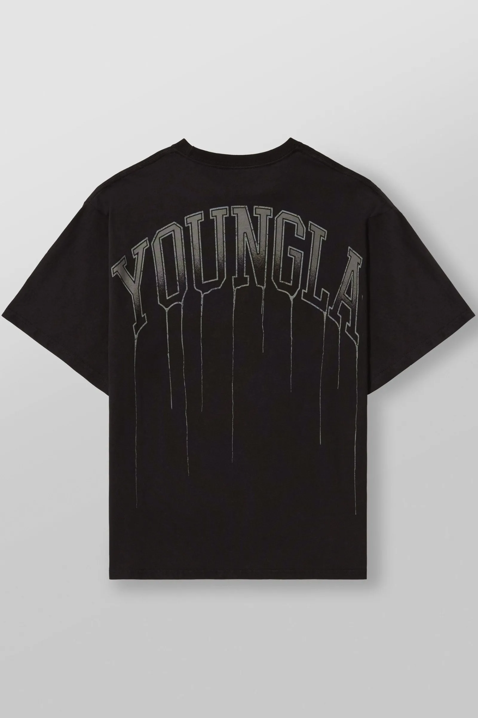 Shirts<Youngla W428-Drip Oversized Tee Black Wash|Brown Wash|Coconut Milk|Grape Wash