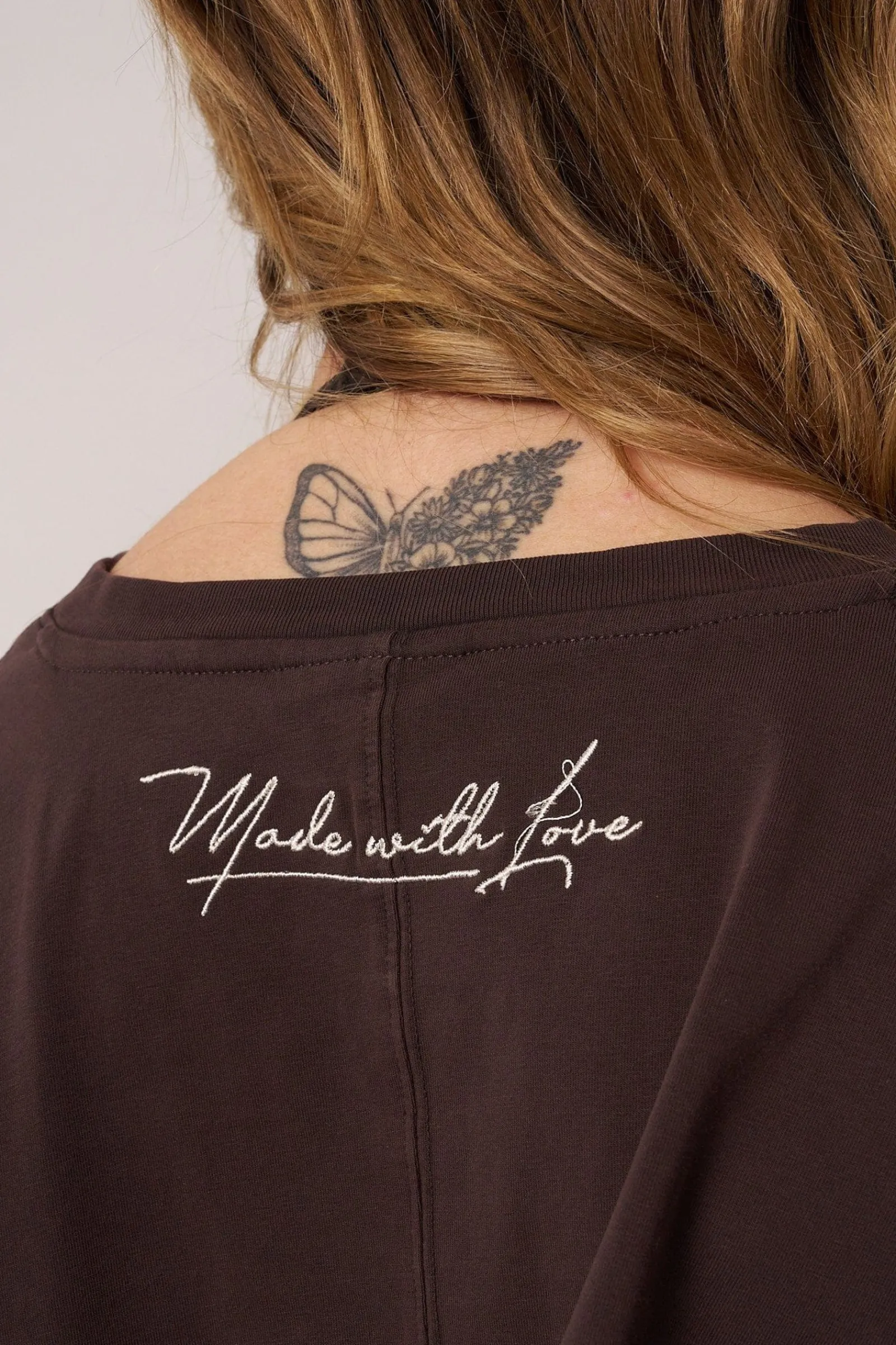 Tops<Youngla W434-Lazyday Longsleeve Top Black Wash|Burnt Orange Wash|Cream|Dark Brown Wash
