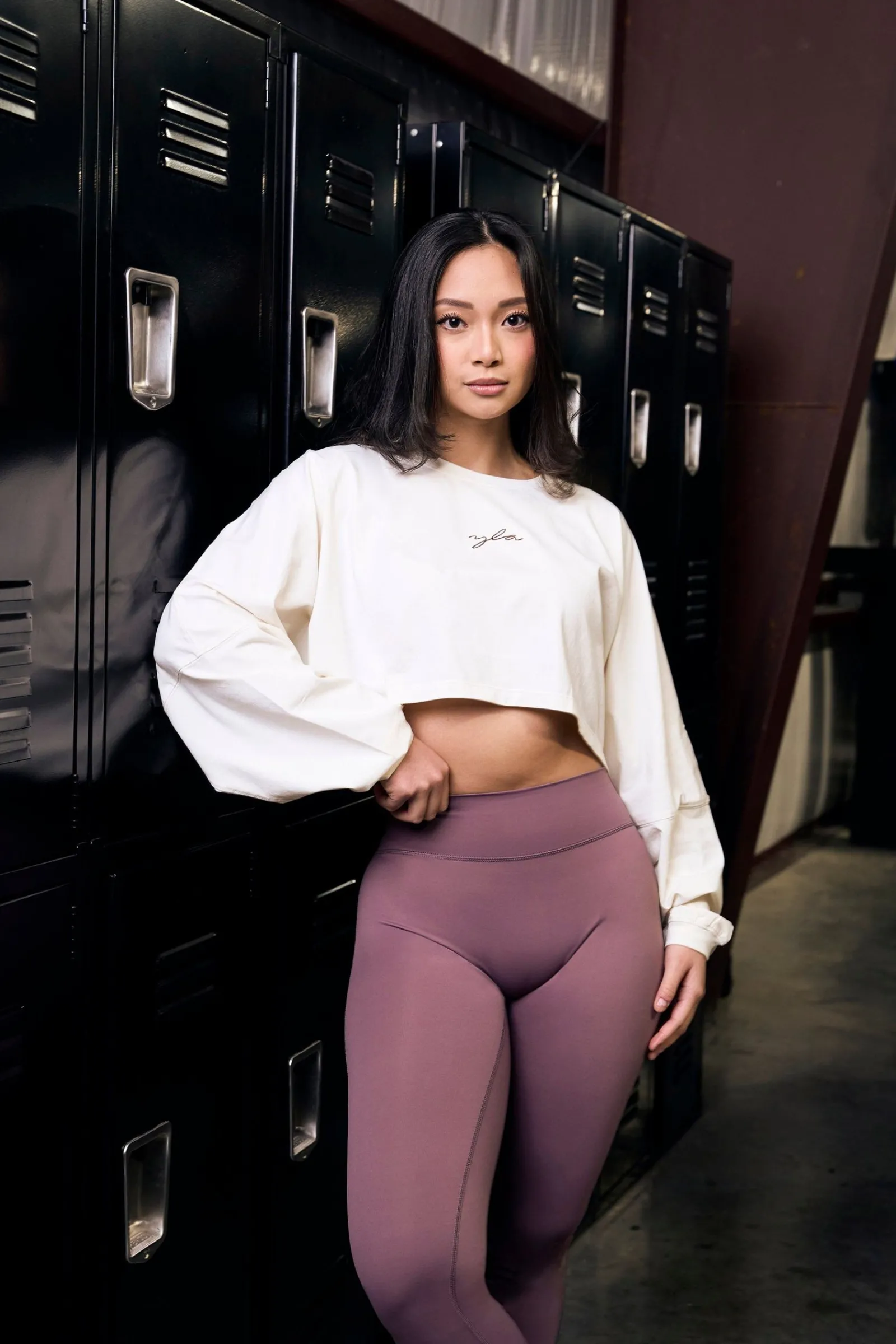 Tops<Youngla W434-Lazyday Longsleeve Top Black Wash|Burnt Orange Wash|Cream|Dark Brown Wash