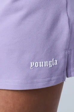 Shorts<Youngla W141-Love Sets-Skirt Black|Beige|Grey|Lavender