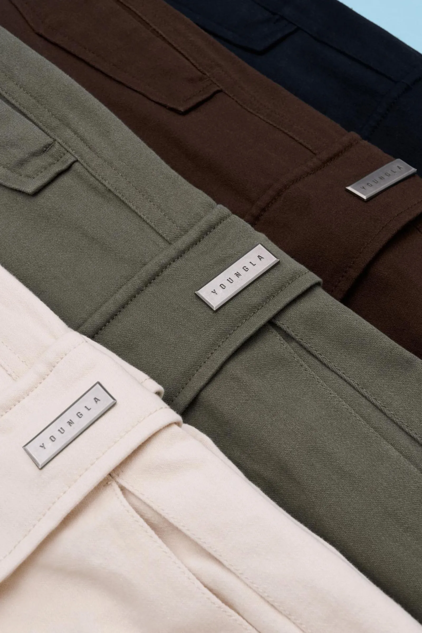 Joggers & Pants<Youngla W206-Metro Cargos Birch|Black|Coffee Bean|Eucalyptus