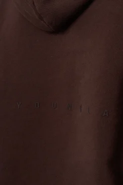 Outerwear<Youngla W518-Minimal Hoodie Bossy|Salty|Flirty|Moody