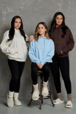 Outerwear<Youngla W518-Minimal Hoodie Bossy|Salty|Flirty|Moody