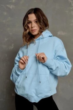 Outerwear<Youngla W518-Minimal Hoodie Bossy|Salty|Flirty|Moody