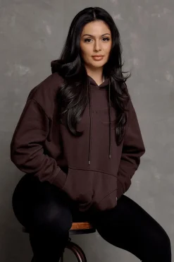 Outerwear<Youngla W518-Minimal Hoodie Bossy|Salty|Flirty|Moody