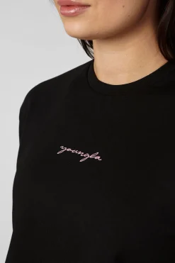 Tops<Youngla W426-Not So Basic Cropped Tee Slate|Nardo Grey|Coconut Milk|Black