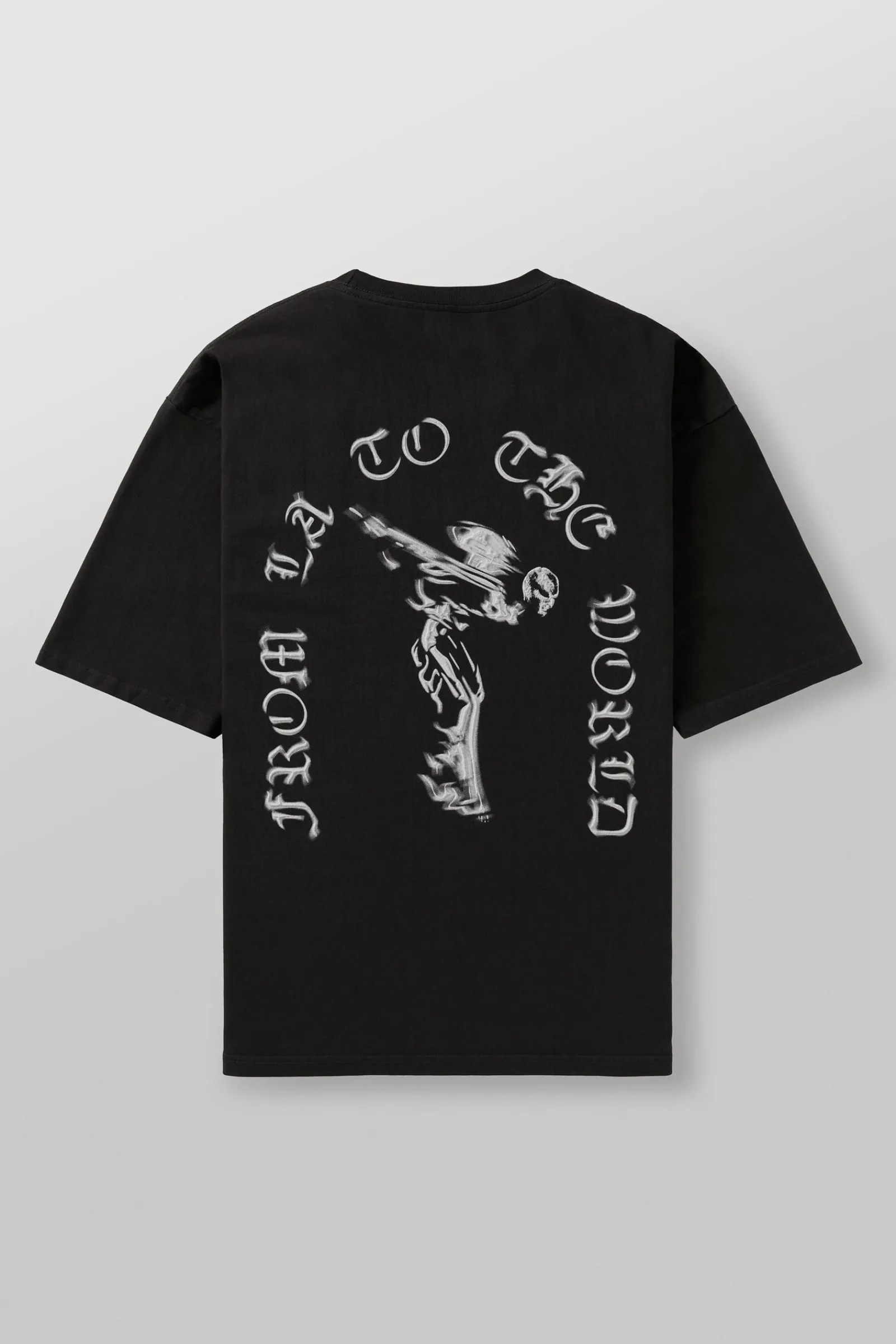 Shirts<Youngla 4096-Worldwide Excellence Tees Black|Brown|Dark Grey|Navy