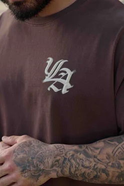 Shirts<Youngla 4096-Worldwide Excellence Tees Black|Brown|Dark Grey|Navy