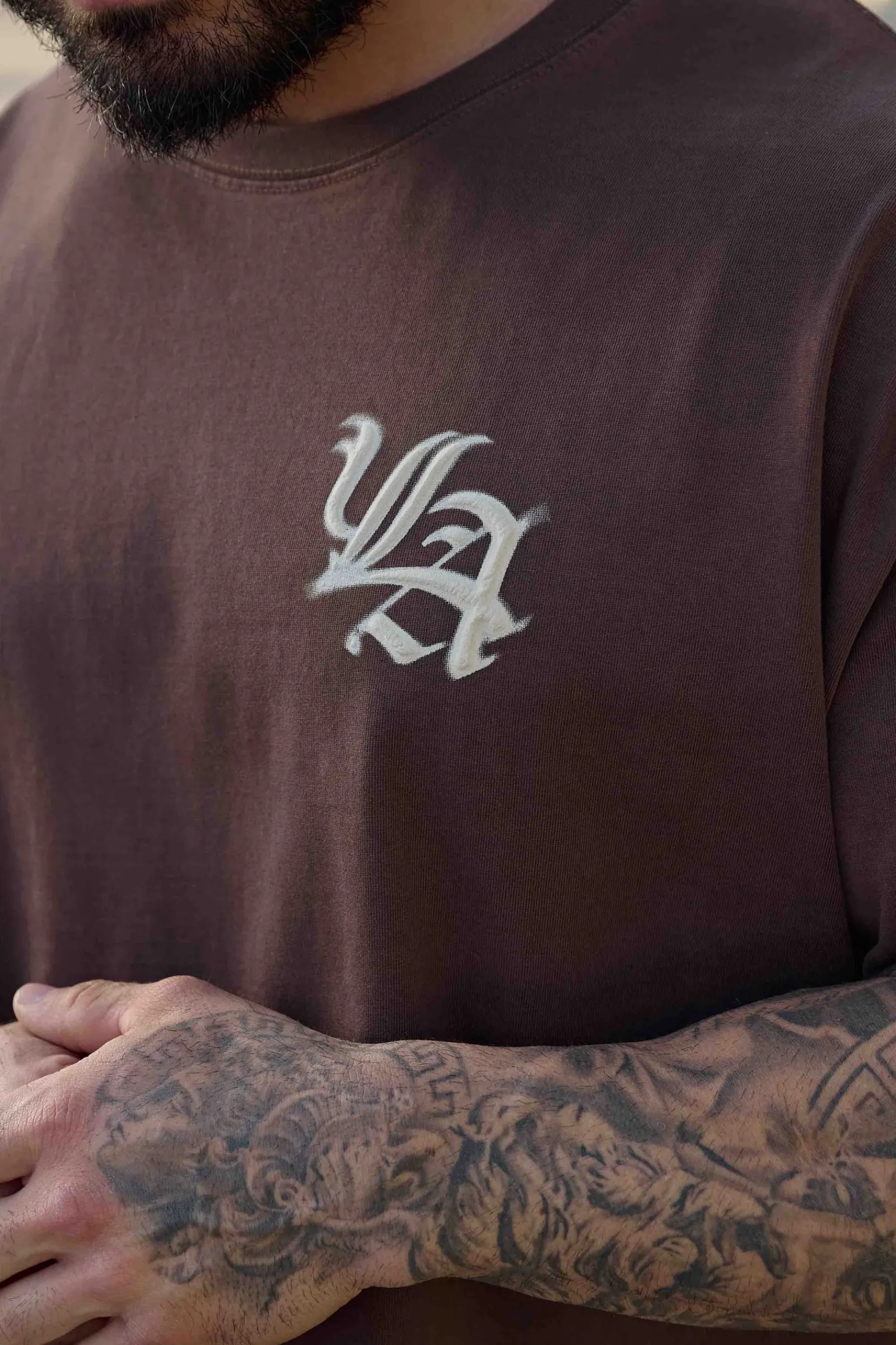 Shirts<Youngla 4096-Worldwide Excellence Tees Black|Brown|Dark Grey|Navy