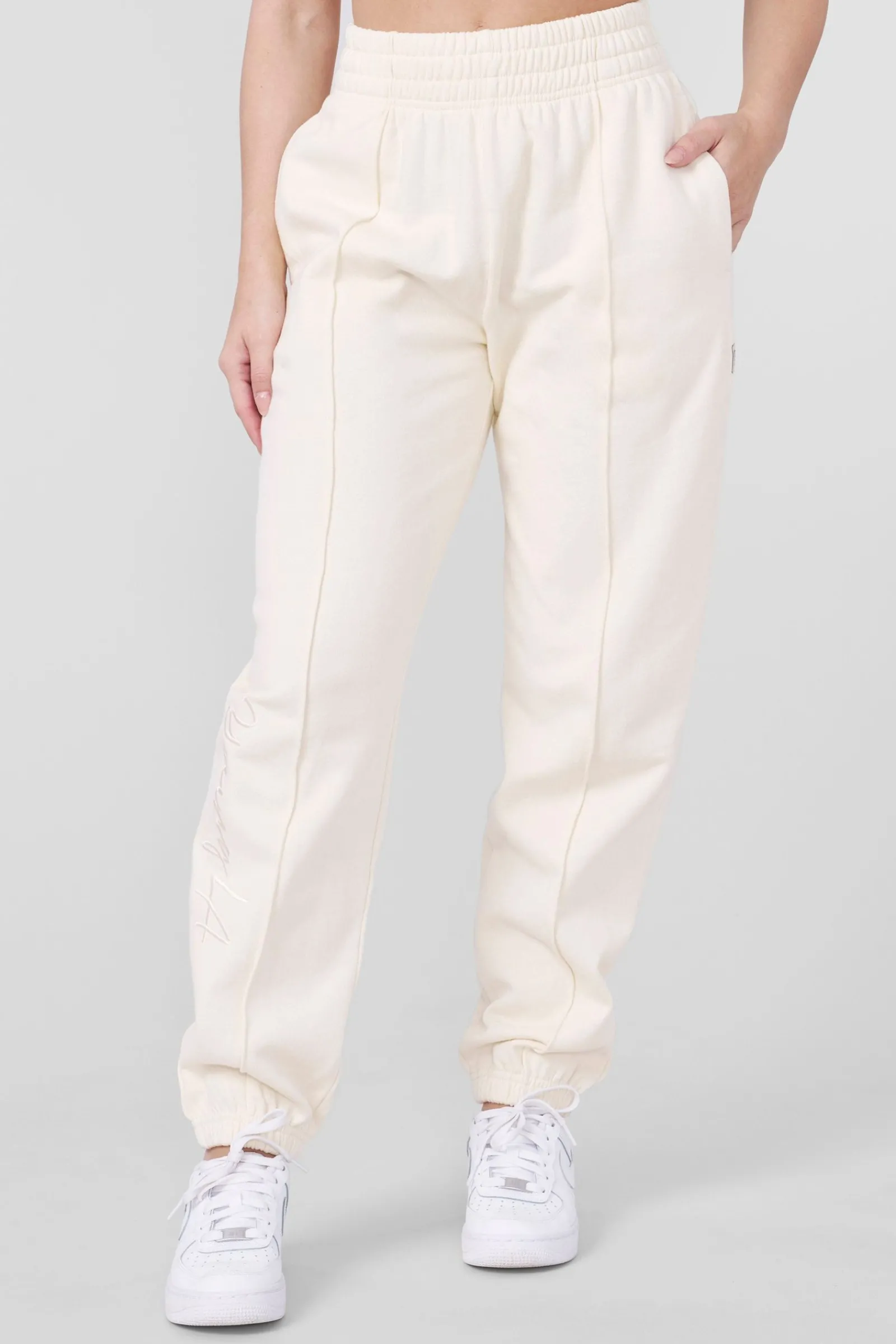 Joggers & Pants<Youngla W202-Script Joggers Brown Wash|Slate Wash|Black Wash|Cream Wash