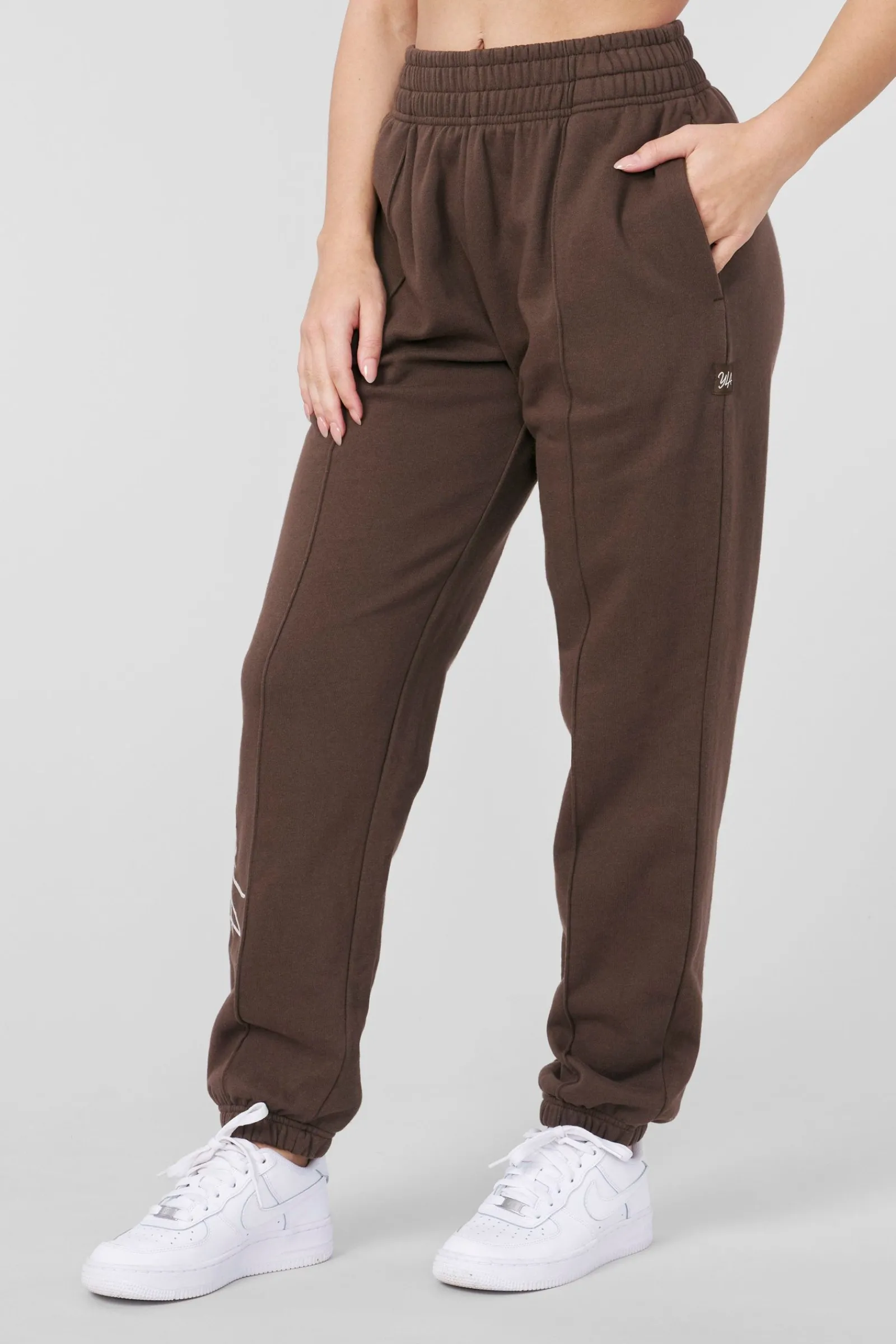 Joggers & Pants<Youngla W202-Script Joggers Brown Wash|Slate Wash|Black Wash|Cream Wash
